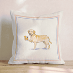 Old Fashion Labrador Retriever Throw Pillow - Hillcroft Home