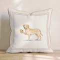 Old Fashion Labrador Retriever Throw Pillow - Hillcroft Home