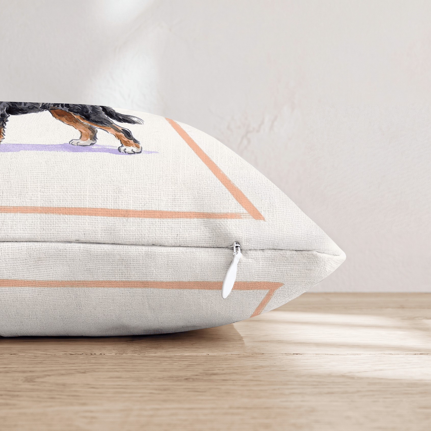 Old Fashioned Bernedoodle Throw Pillow - Hillcroft Home