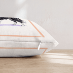 Old Fashioned Border Collie Throw Pillow - Hillcroft Home