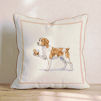 Old Fashioned Brittany Throw Pillow - Hillcroft Home