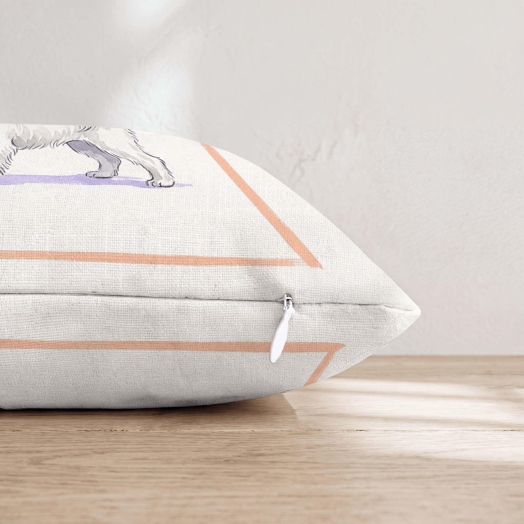 Old Fashioned Maltese Throw Pillow - Hillcroft Home