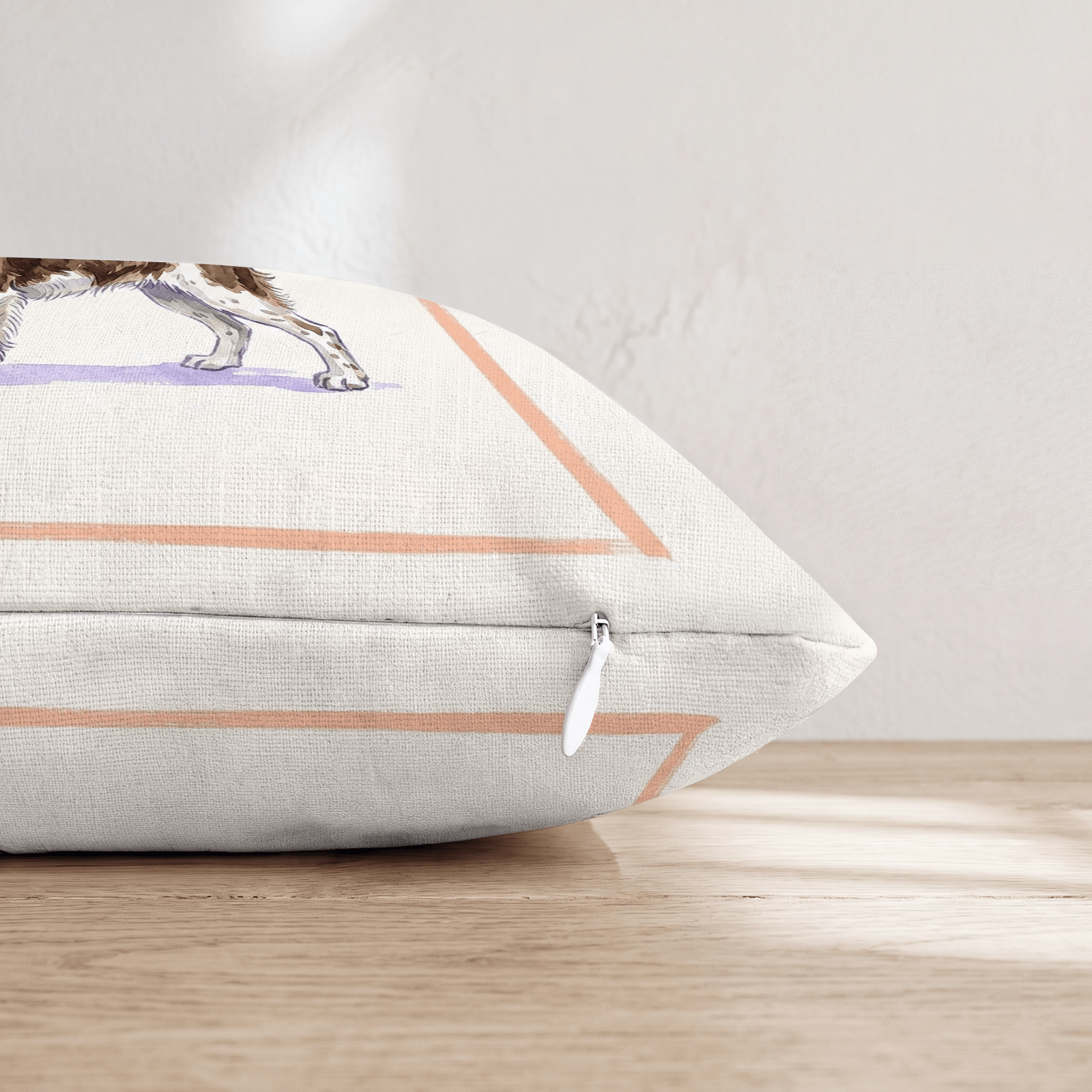 Old Fashioned Springer Spaniel Throw Pillow - Hillcroft Home