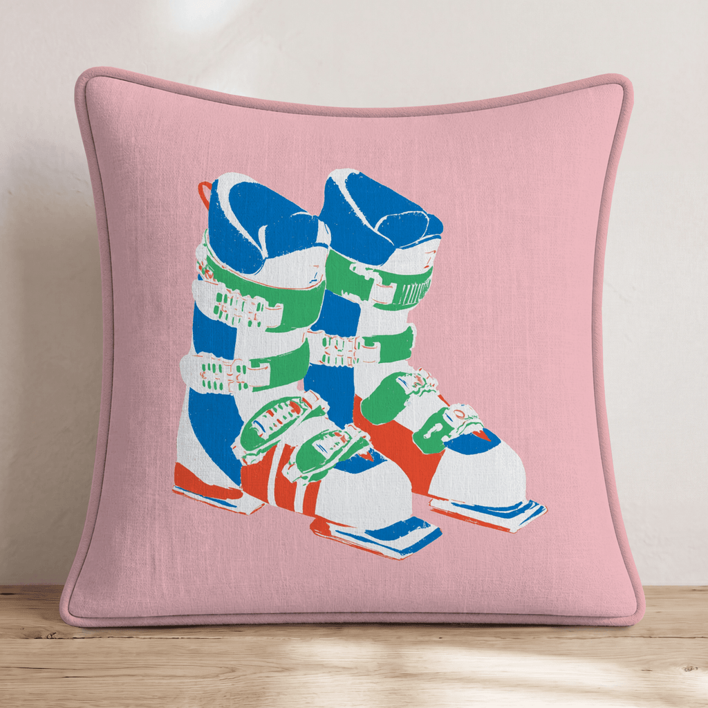 Old School Alpine Throw Pillow - Hillcroft Home