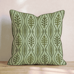 Olive Botanica Throw Pillow throw pillow - Hillcroft Home