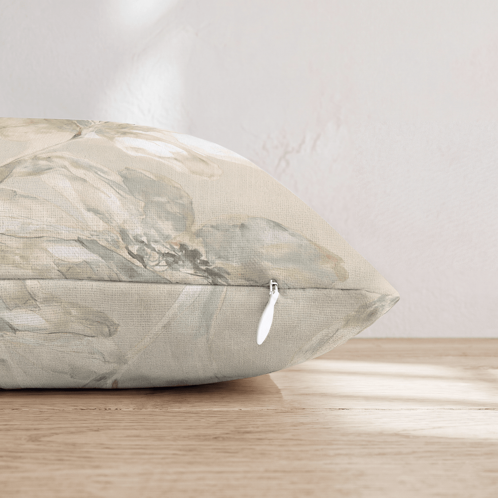 Olive & Brown Botanical Throw Pillow throw pillow - Hillcroft Home