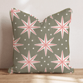 Olive Starlight Throw Pillow throw pillow - Hillcroft Home