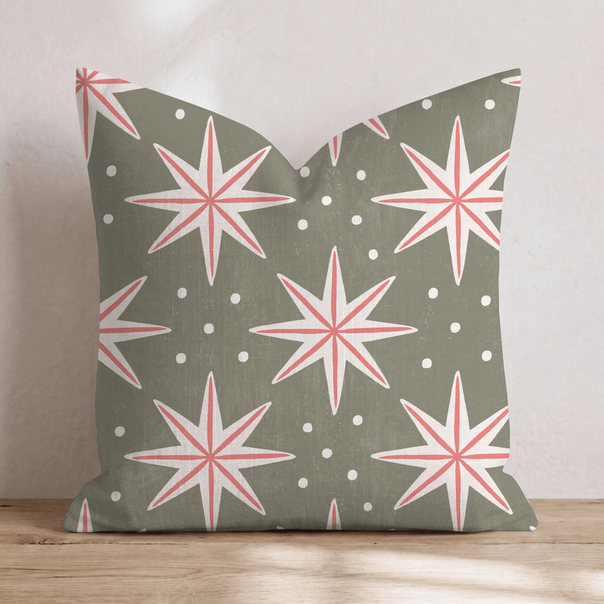 Olive Starlight Throw Pillow throw pillow - Hillcroft Home