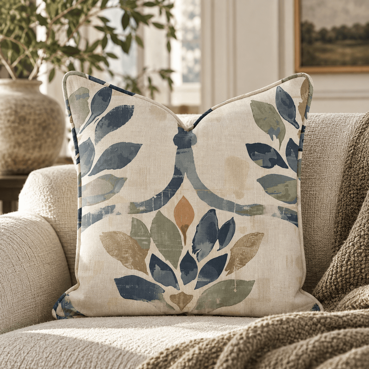 Olive to Tell the Tale Throw Pillow throw pillow - Hillcroft Home