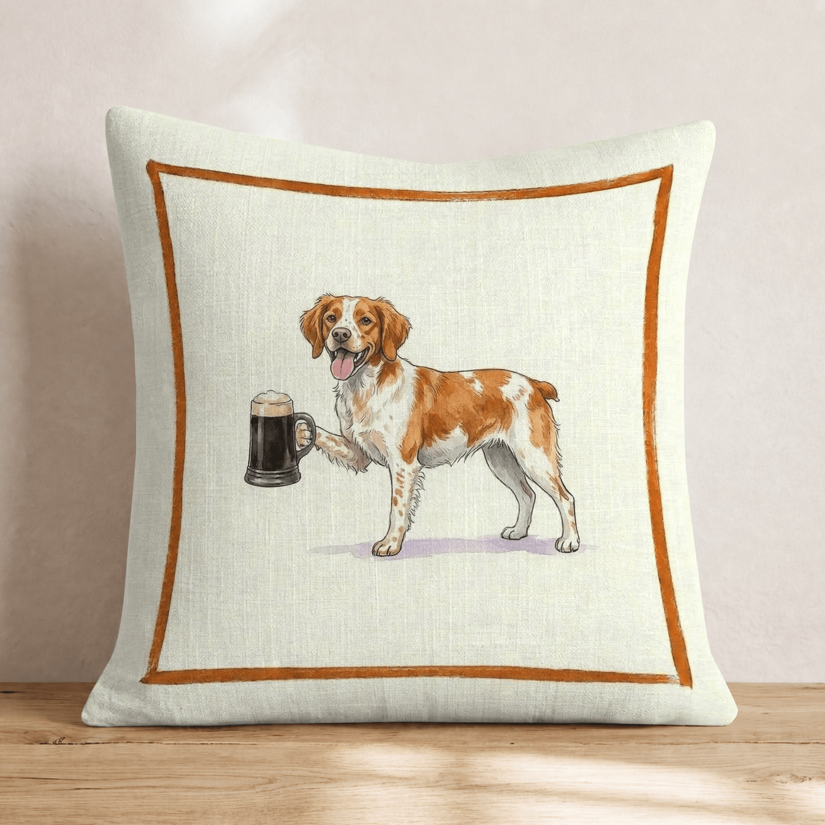 On Tap Brittany Throw Pillow - Hillcroft Home