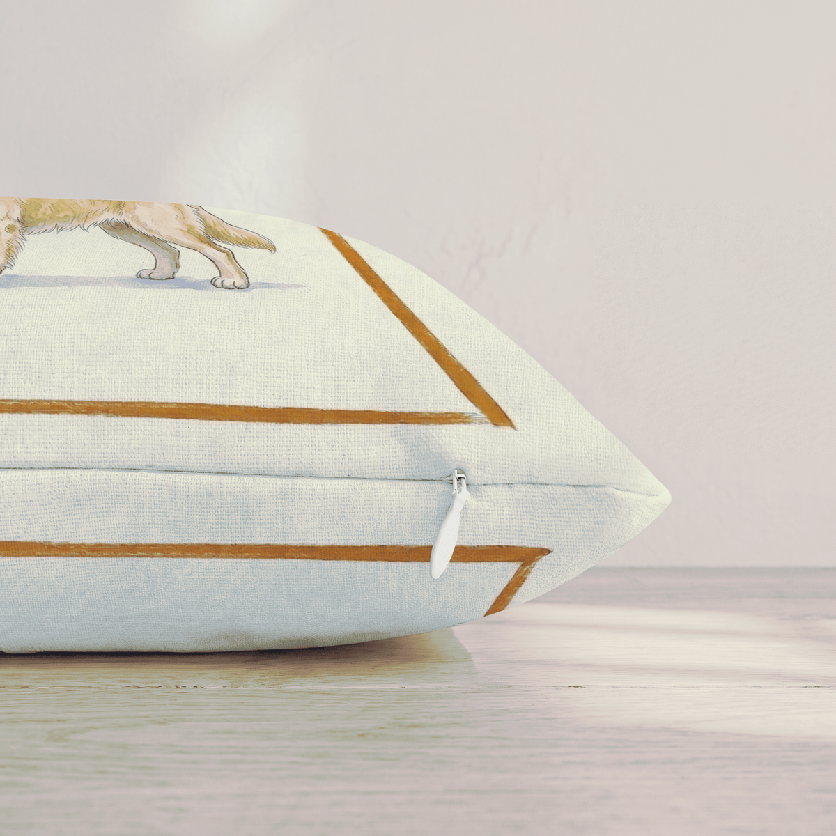 On Tap Golden Retriever Throw Pillow throw pillow - Hillcroft Home