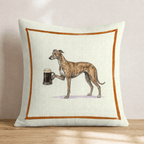 On Tap Greyhound Throw Pillow - Hillcroft Home