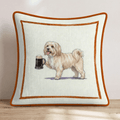 On Tap Havenese Throw Pillow - Hillcroft Home