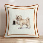 On Tap Havenese Throw Pillow - Hillcroft Home