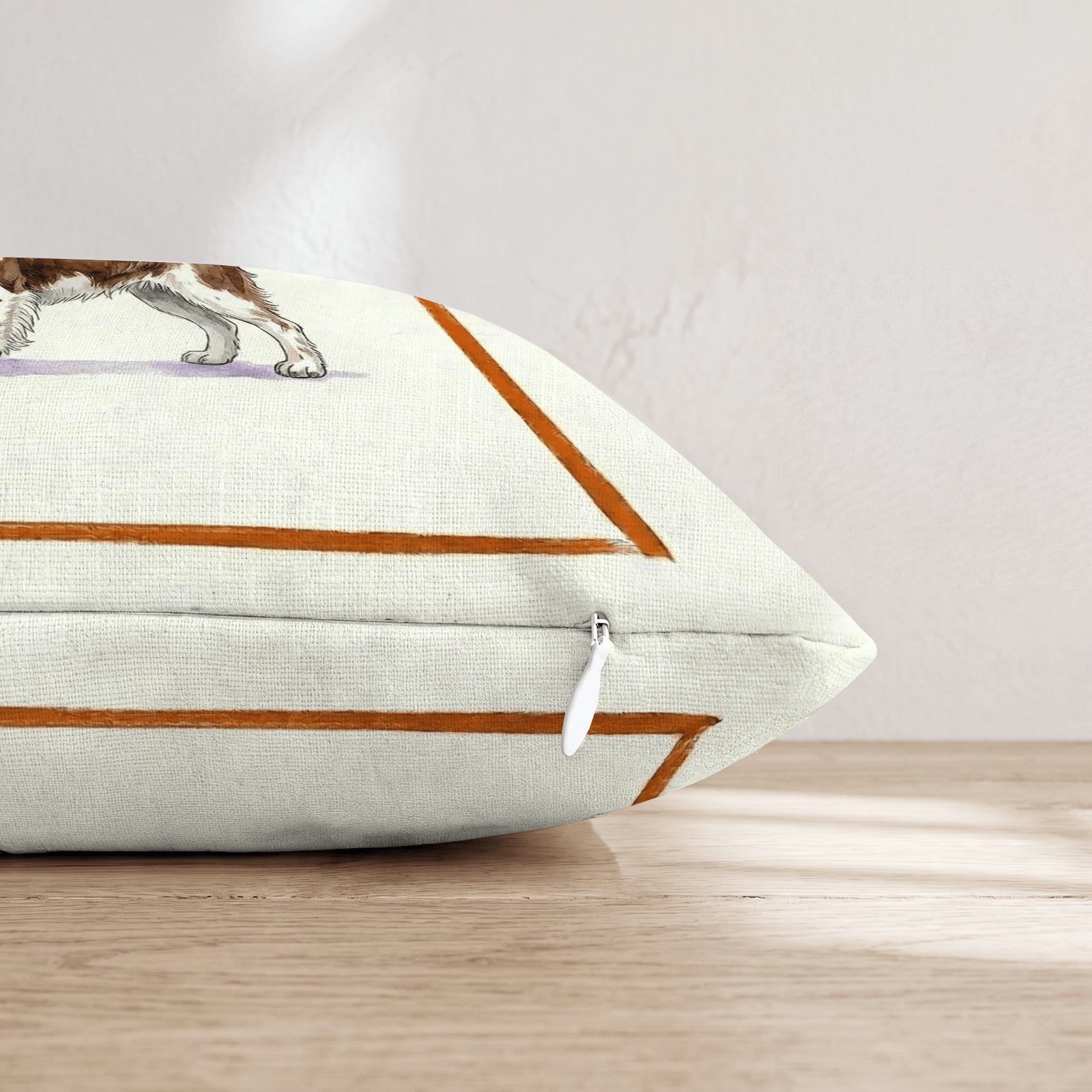 On Tap Springer Spaniel Throw Pillow - Hillcroft Home