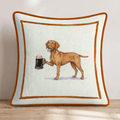 On Tap Vizsla Throw Pillow - Hillcroft Home