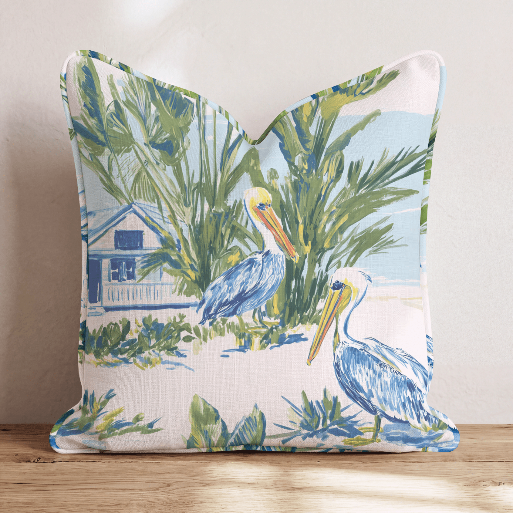 On the Dunes Throw Pillow - Hillcroft Home