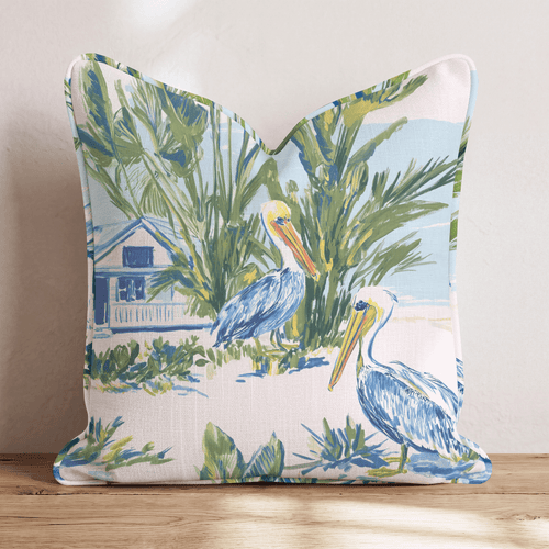 On the Dunes Throw Pillow - Hillcroft Home