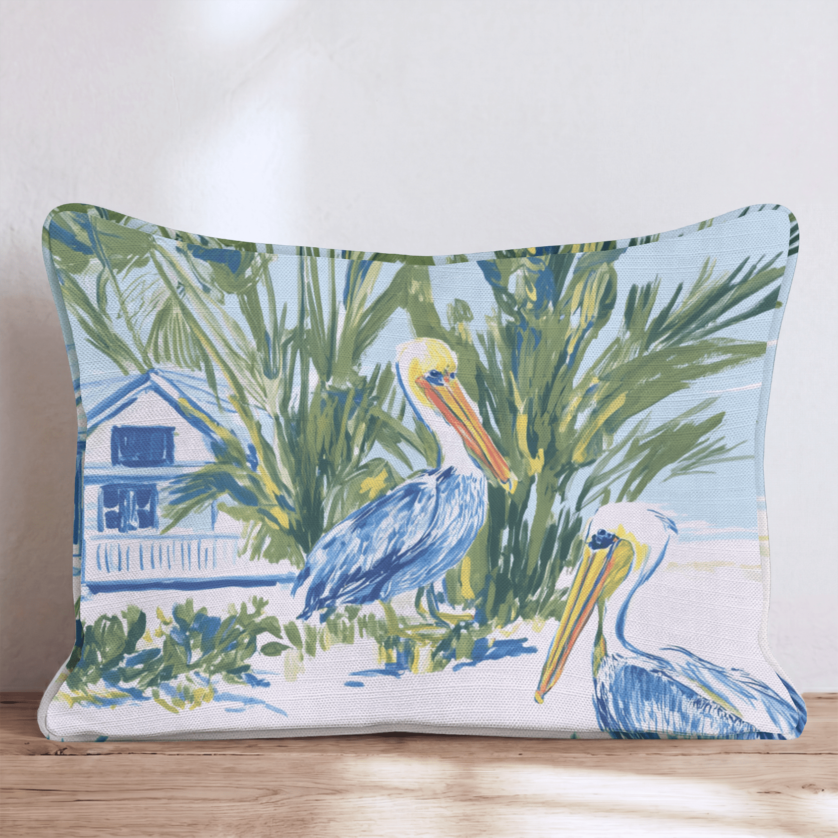 On the Dunes Throw Pillow - Hillcroft Home