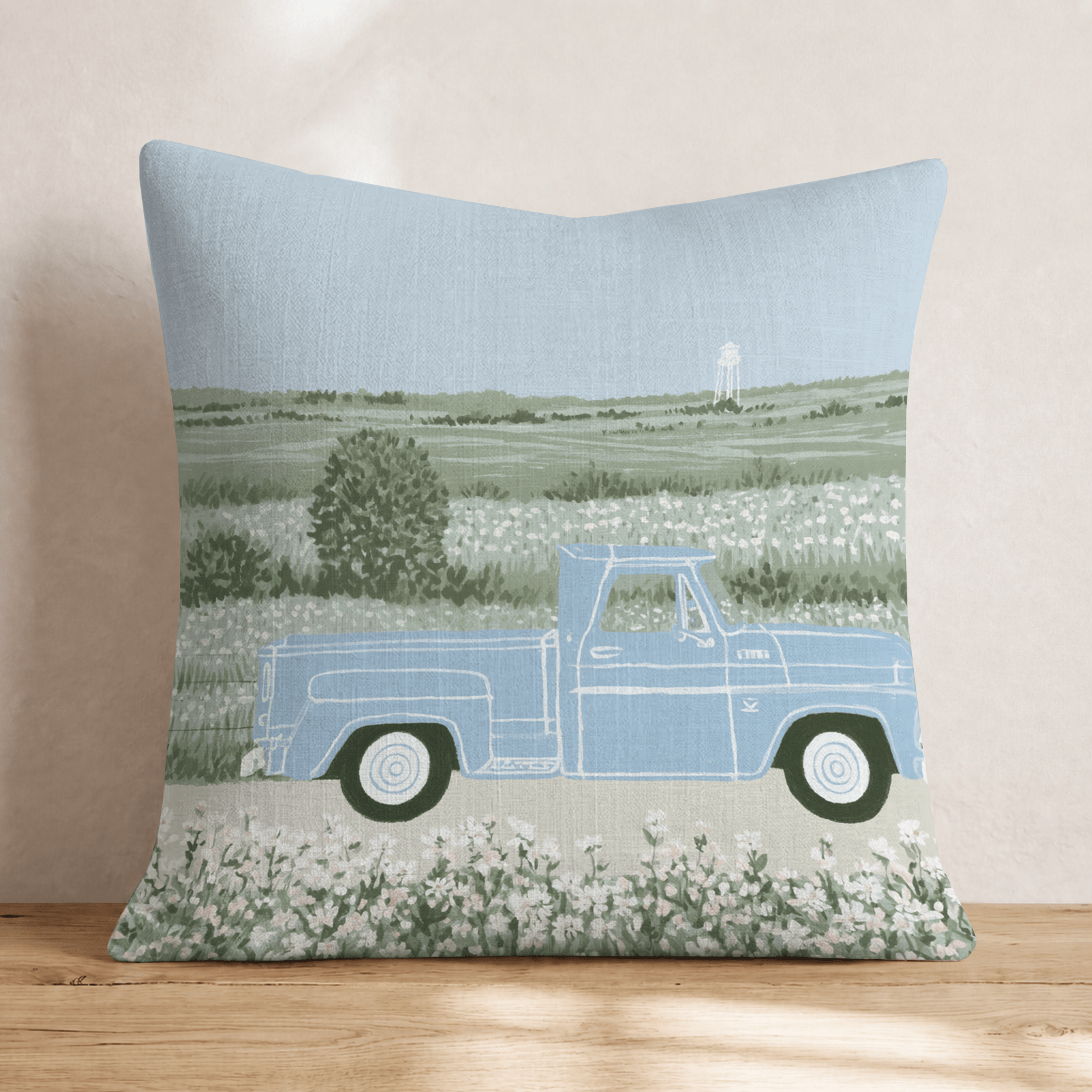 On The Road To Nashville Throw Pillow - Hillcroft Home