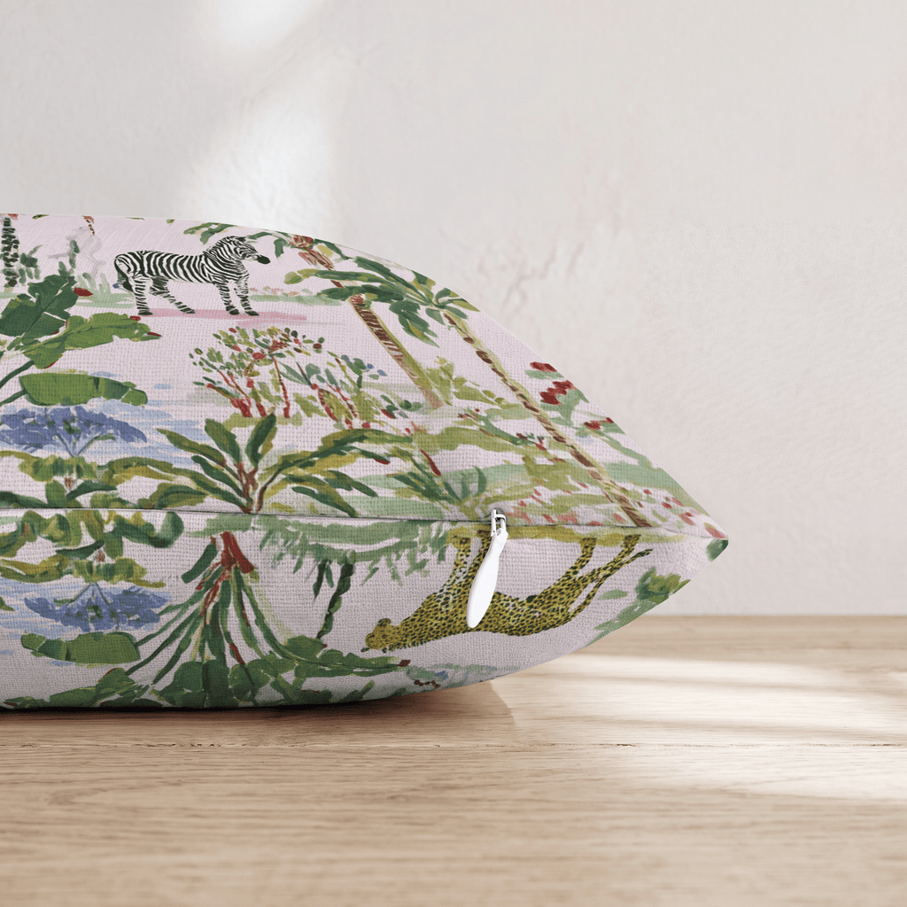 On The Safari Throw Pillow - Hillcroft Home