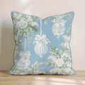 Once in a Blue Bauble Throw Pillow throw pillow - Hillcroft Home