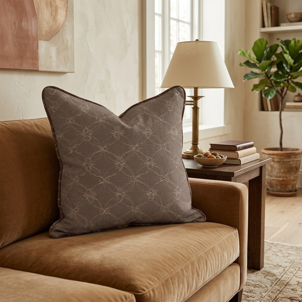 Onyx Noir Throw Pillow - Hillcroft Home