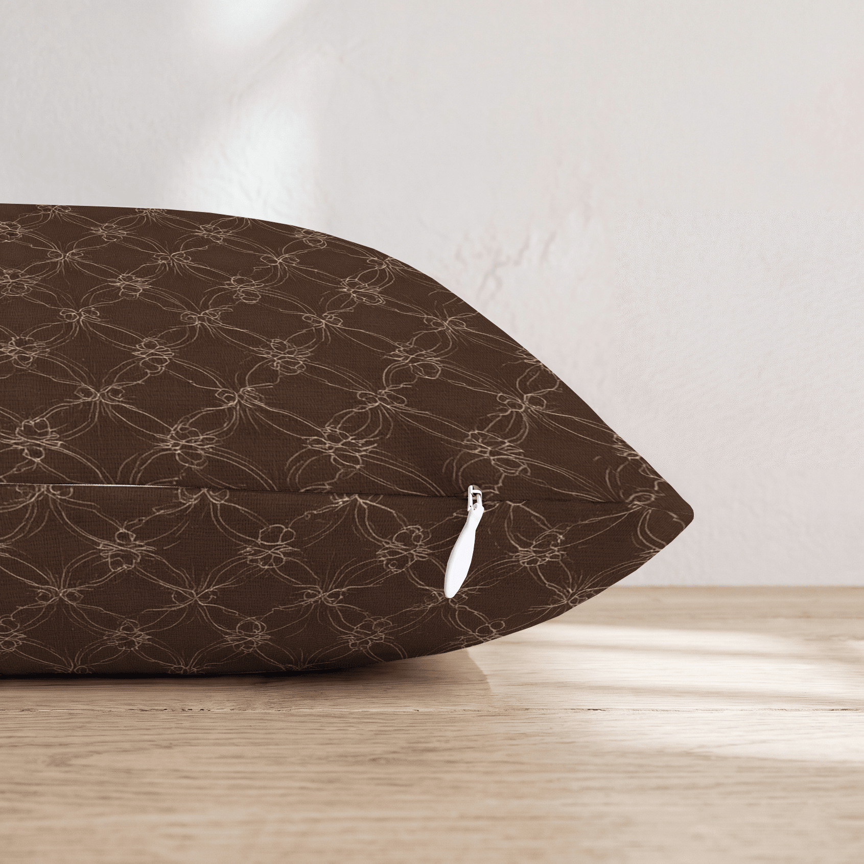 Onyx Noir Throw Pillow - Hillcroft Home