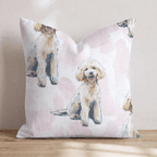Ooh La La Poodle Throw Pillow - Hillcroft Home