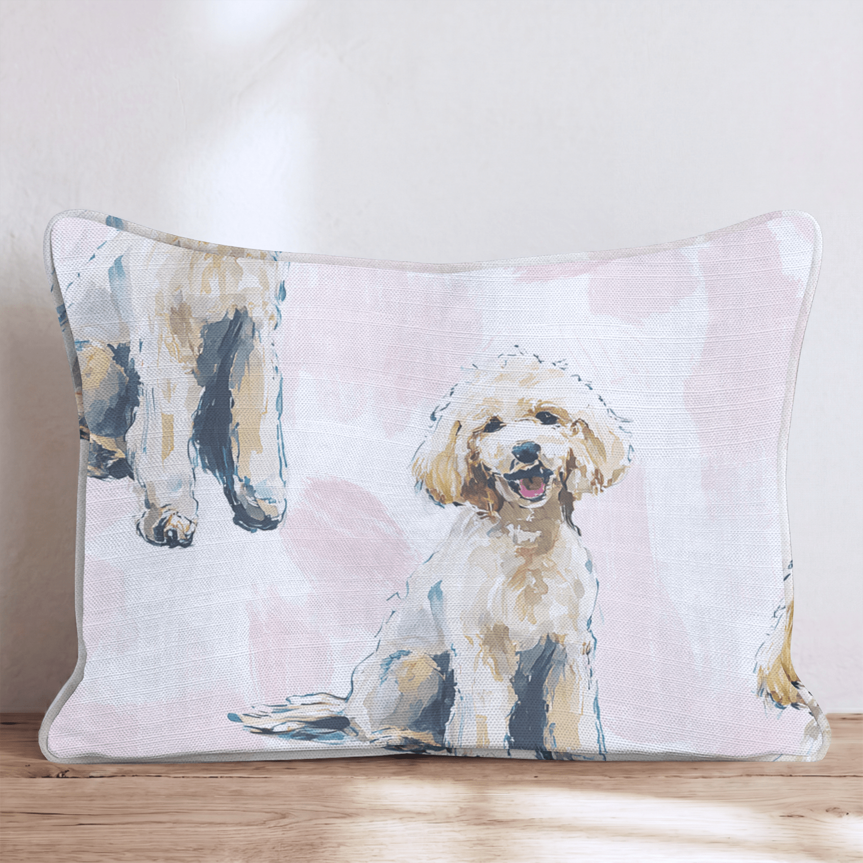 Ooh La La Poodle Throw Pillow - Hillcroft Home