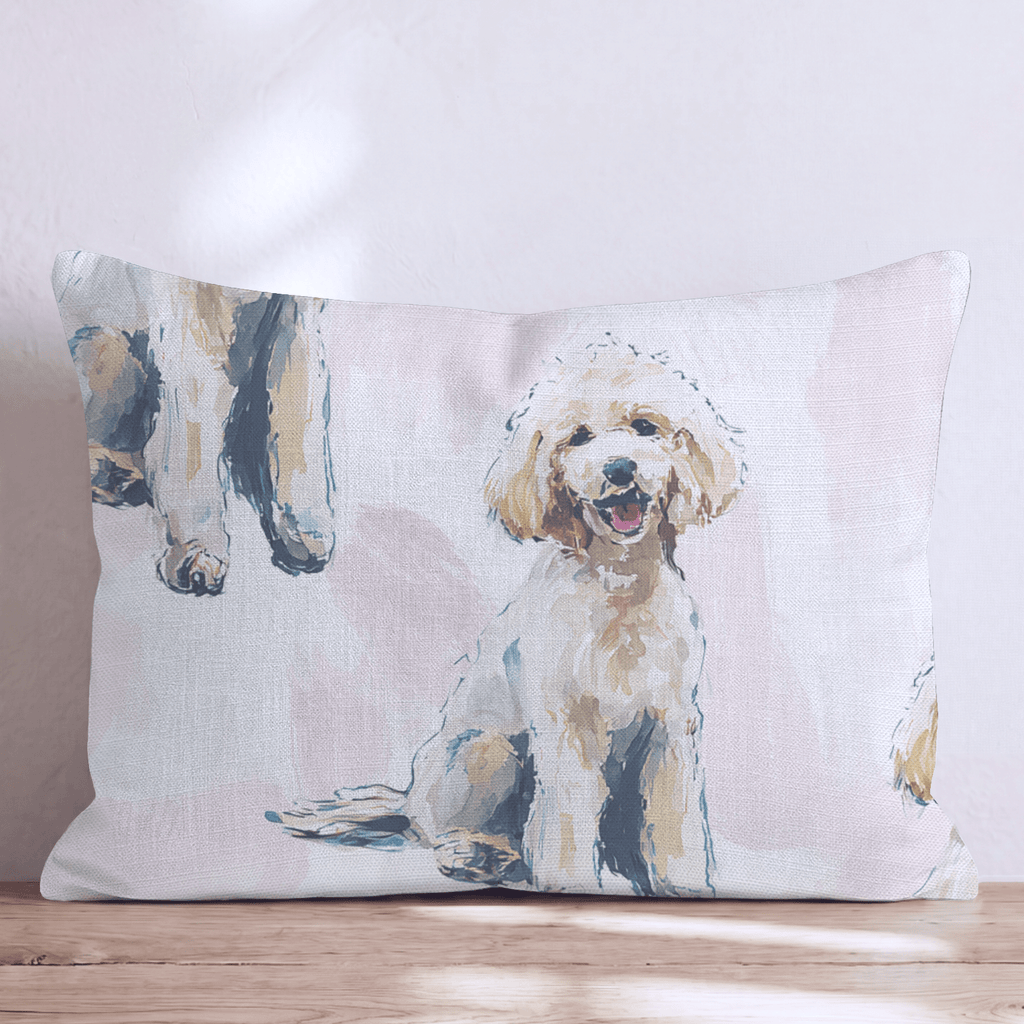 Ooh La La Poodle Throw Pillow - Hillcroft Home