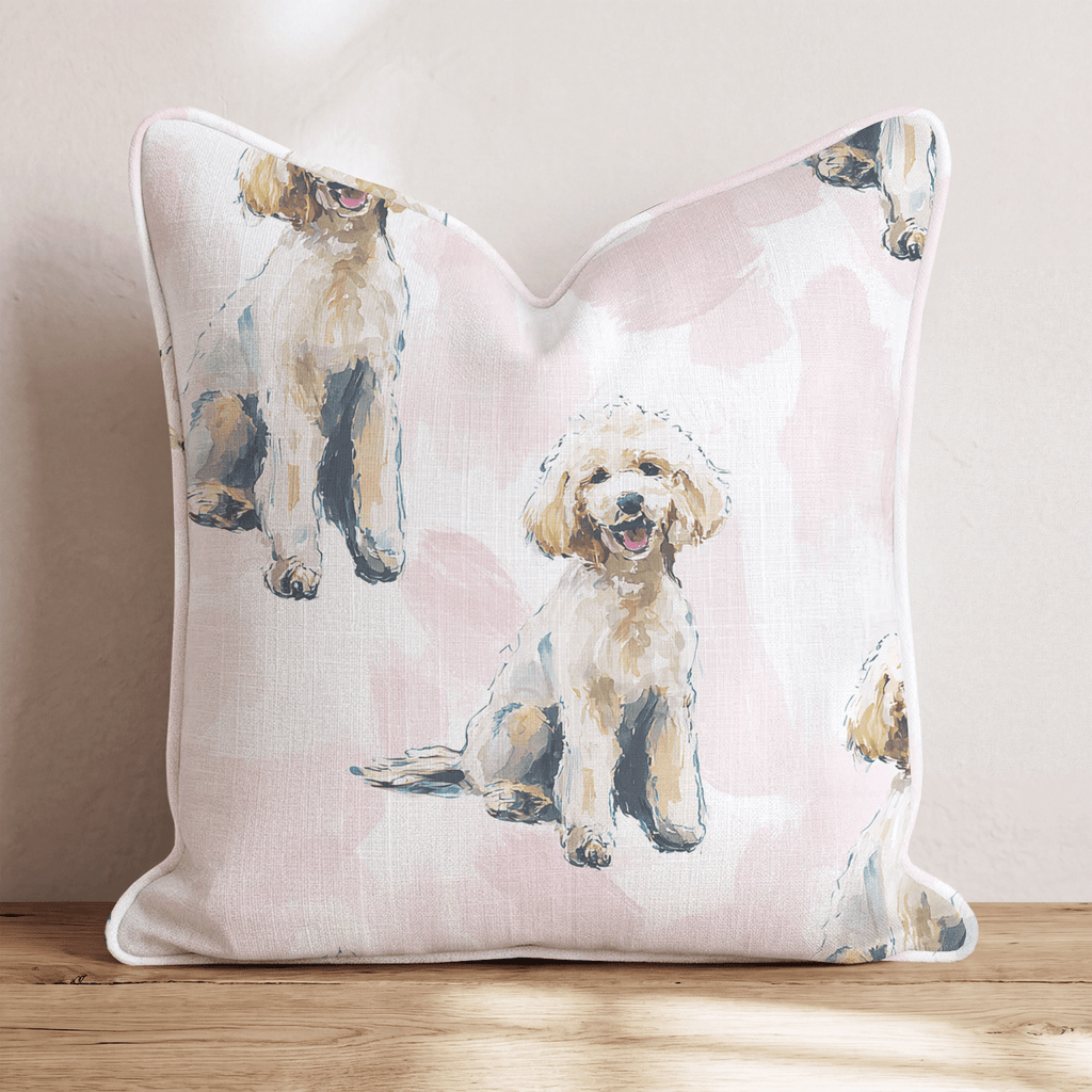 Ooh La La Poodle Throw Pillow - Hillcroft Home