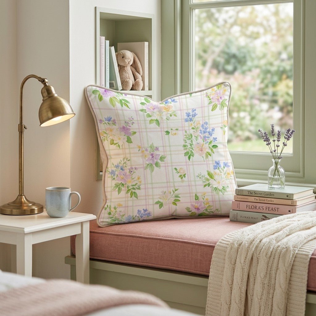 Open Garden Throw Pillow - Hillcroft Home