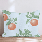 Orange Blossom Summer Throw Pillow - Hillcroft Home