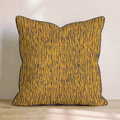 Orange Tiger Flat Throw Pillow - Hillcroft Home