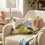 Oranges and Limes Throw Pillow - Hillcroft Home