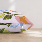Oranges and Limes Throw Pillow - Hillcroft Home