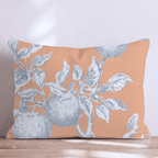 Oranges Toile Throw Pillow - Hillcroft Home