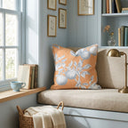 Oranges Toile Throw Pillow - Hillcroft Home