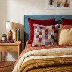 Orbit Grid Throw Pillow - Hillcroft Home