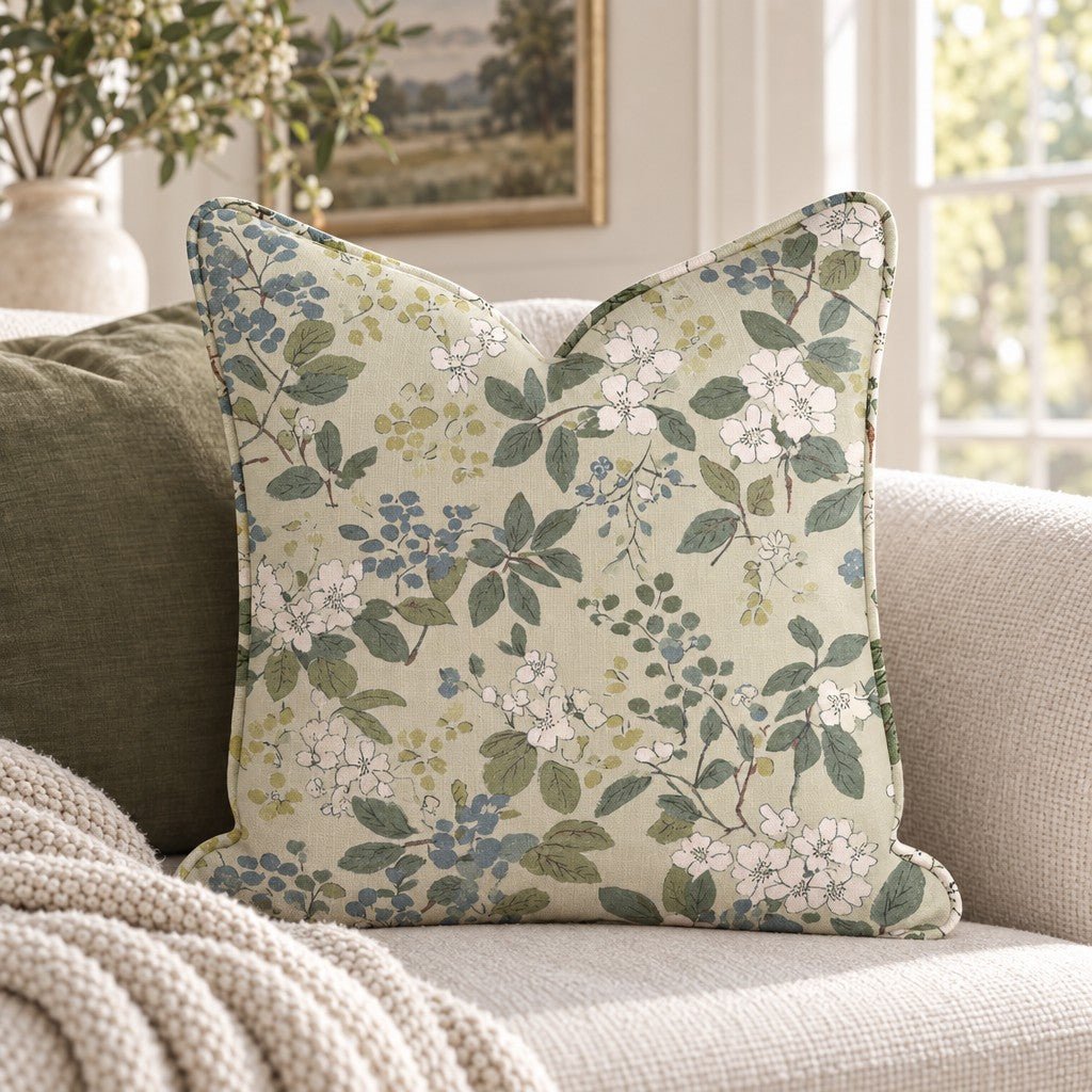 Orchard Berry Garden Throw Pillow throw pillow - Hillcroft Home