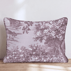 Orchard Manor Toile Throw Pillow - Hillcroft Home