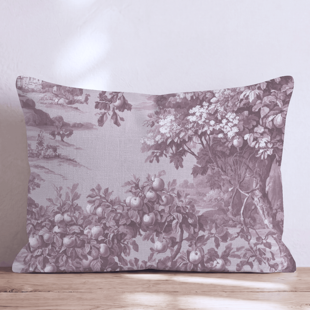 Orchard Manor Toile Throw Pillow - Hillcroft Home