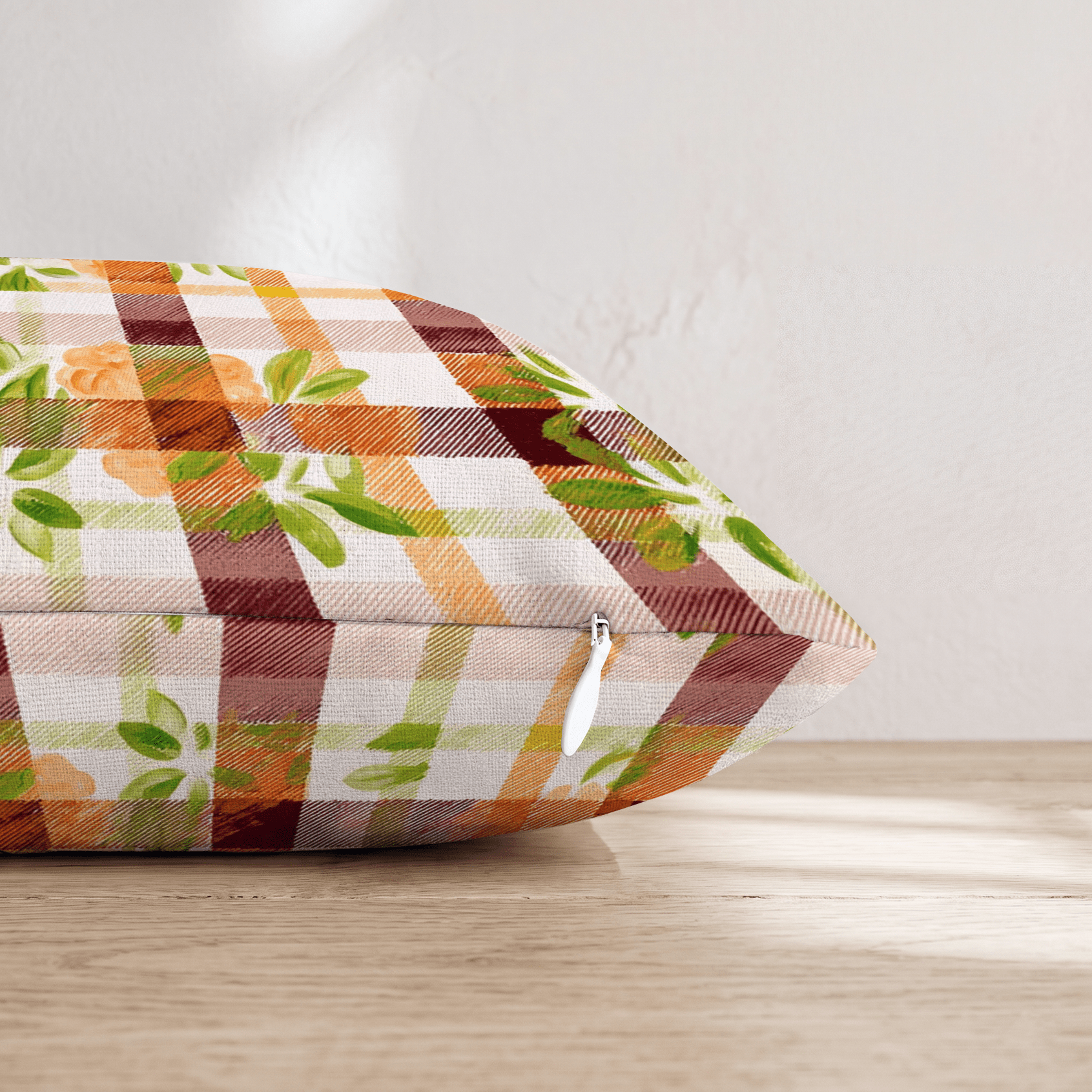 Orchard Plaid Throw Pillow - Hillcroft Home