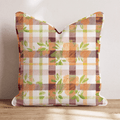 Orchard Plaid Throw Pillow - Hillcroft Home