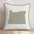 Oregon State Capital Throw Pillow - Hillcroft Home