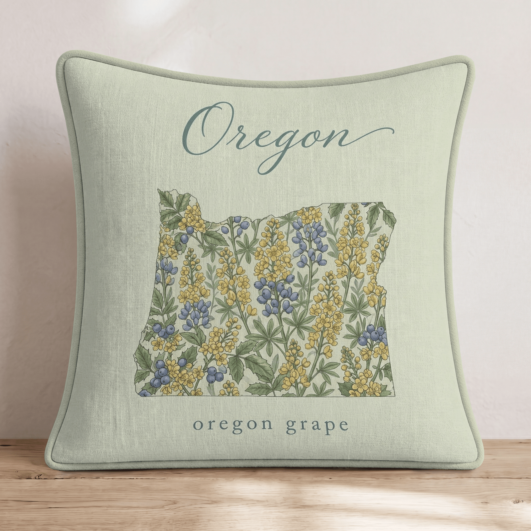 Oregon State Flower Throw Pillow - Hillcroft Home