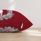 Oriental Eucalyptus Wreath Throw Pillow - Hillcroft Home