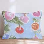 Ornament Branch Blue Sky Throw Pillow - Hillcroft Home