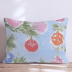 Ornament Branch Blue Sky Throw Pillow - Hillcroft Home